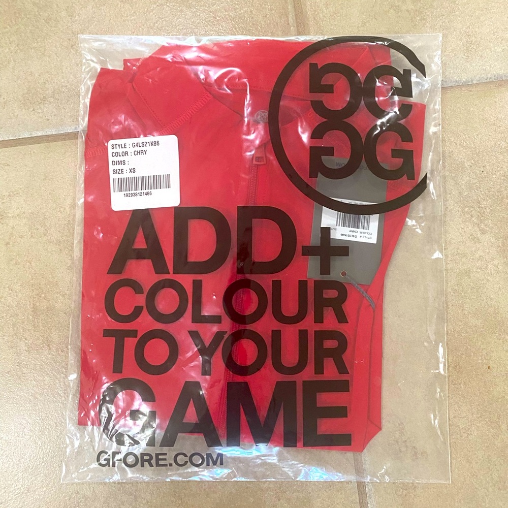 G/Fore cherry red zip up - Picture 2 of 4